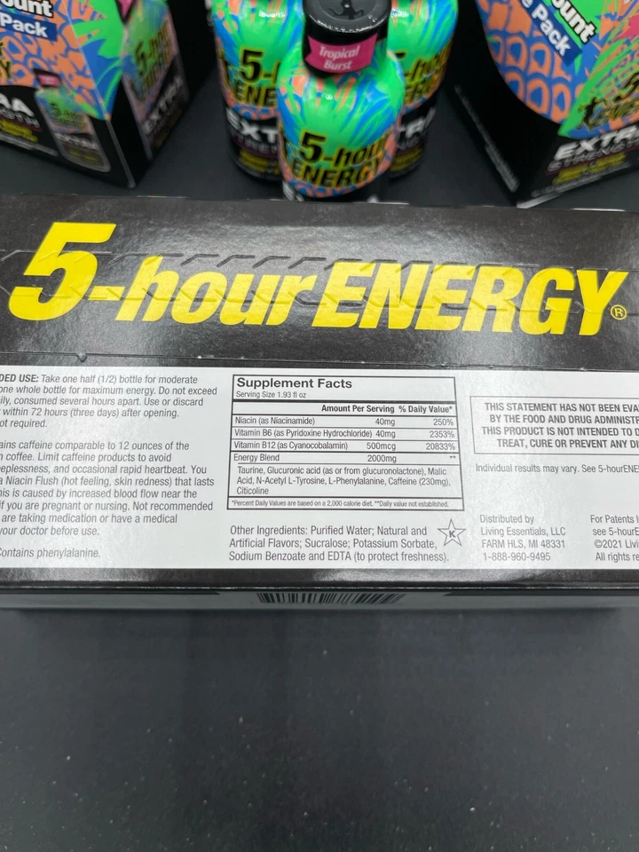 45 个! 西瓜/热带口味 5 小时能量额外强度 04/2026 — 第 3/4 张图片