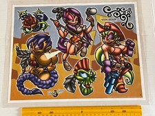 Vintage Art Tattoo Flash Sheet Jeremy Harburn /T717