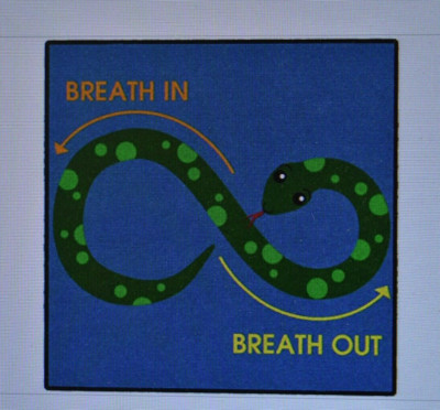 Flagship Carpets Figure Eight Snake Childrens Door Mat Small Area Rug 30'' x 30''