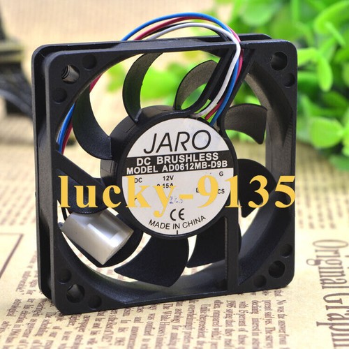 1pc JARO AD0612MB-D9B 12V 0.15A 6010 6CM 4-wire Cooling Fan - Picture 2 of 3