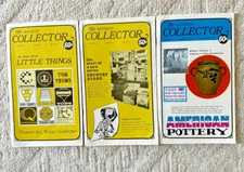 3 issues THE WESTERN COLLECTOR MAGAZINE, MAY, June, July/August 1971 Vol. IX