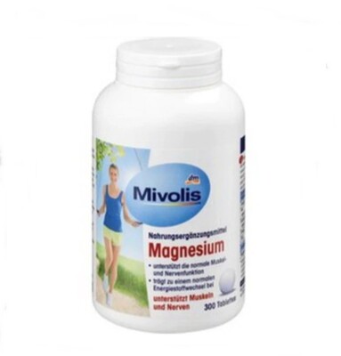 Lot De 4 Boîtes Mivolis Magnésium - 20 Comprimés Effervescents Végétariens Par Boîte - 82g - Bien-être Général