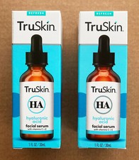 Lot 2 Hyaluronic Acid Facial Serum -HA with Vitamins C E, 1 fl oz 30 ml each