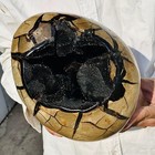 15.4LB Natural Turtle Back Stone Dragon Crystal Cave Crack Gem Healing — photo 2