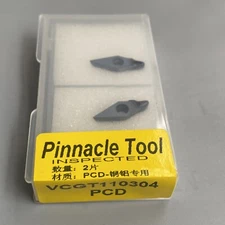 2pcs VCGT110304 PCD polycrystalline diamond PCD VCGW2201 PCD Turning insertion