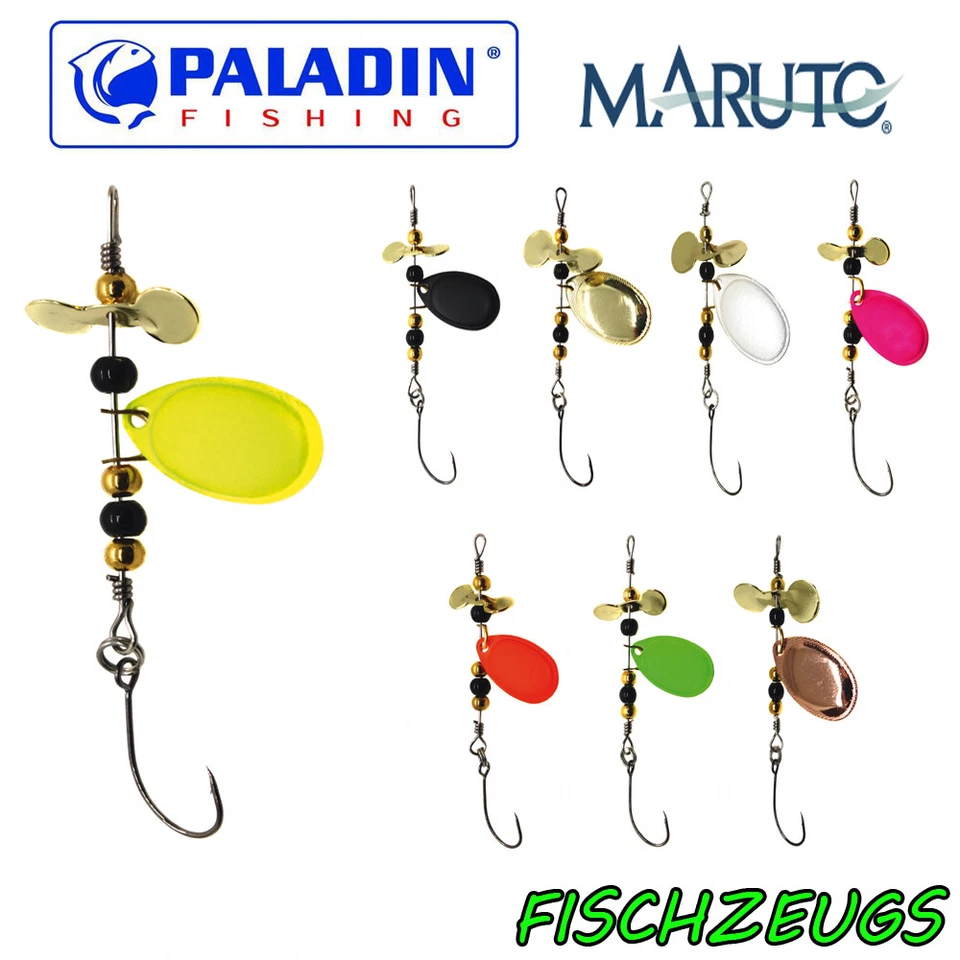 Paladin Forellen Killer Spinner Blinker Trout Spoon Maruto Einzelhaken