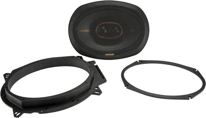 51KSC69304 KICKER KS Series 6x9 Inch Triaxial 3 Way Coaxial Speakers 150W RMS