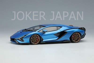 Make Up EIDOLON 1/43 Lamborghini Sian FKP 37 2019 Blue EM533D JDM
