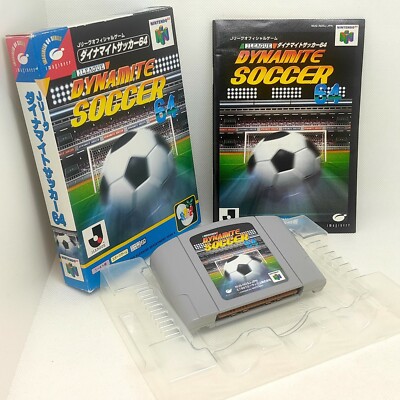 J League Dynamite Soccer 64 Nintendo N64 1997 IMAGINEER