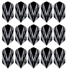 5 Sets XQMax Max 100 Micron Slim Dart Flights – Ships w/ Tracking – Gray