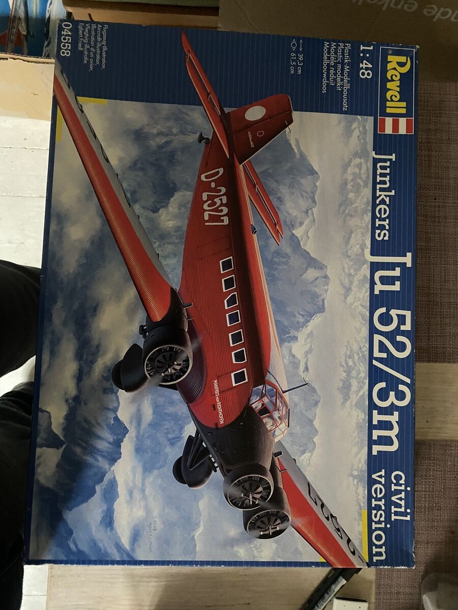 Revell Junkers Ju 52/3m civil version 1:48 | eBay Revell Junkers Ju 52/3m civil version 1:48 | eBay
