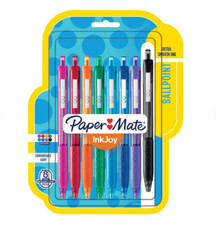 Paper Mate - InkJoy 300RT Ballpoint Pen, Assorted Ink, Medium - 8 Pens