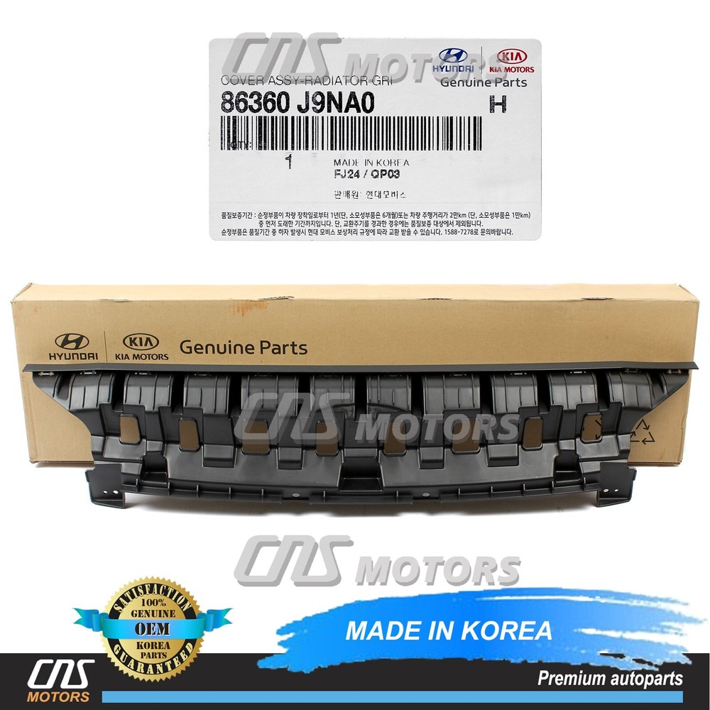 Genuine OEM Hyundai Kona Upper Radiator Grille Cover 2022-2023 86360J9NA0