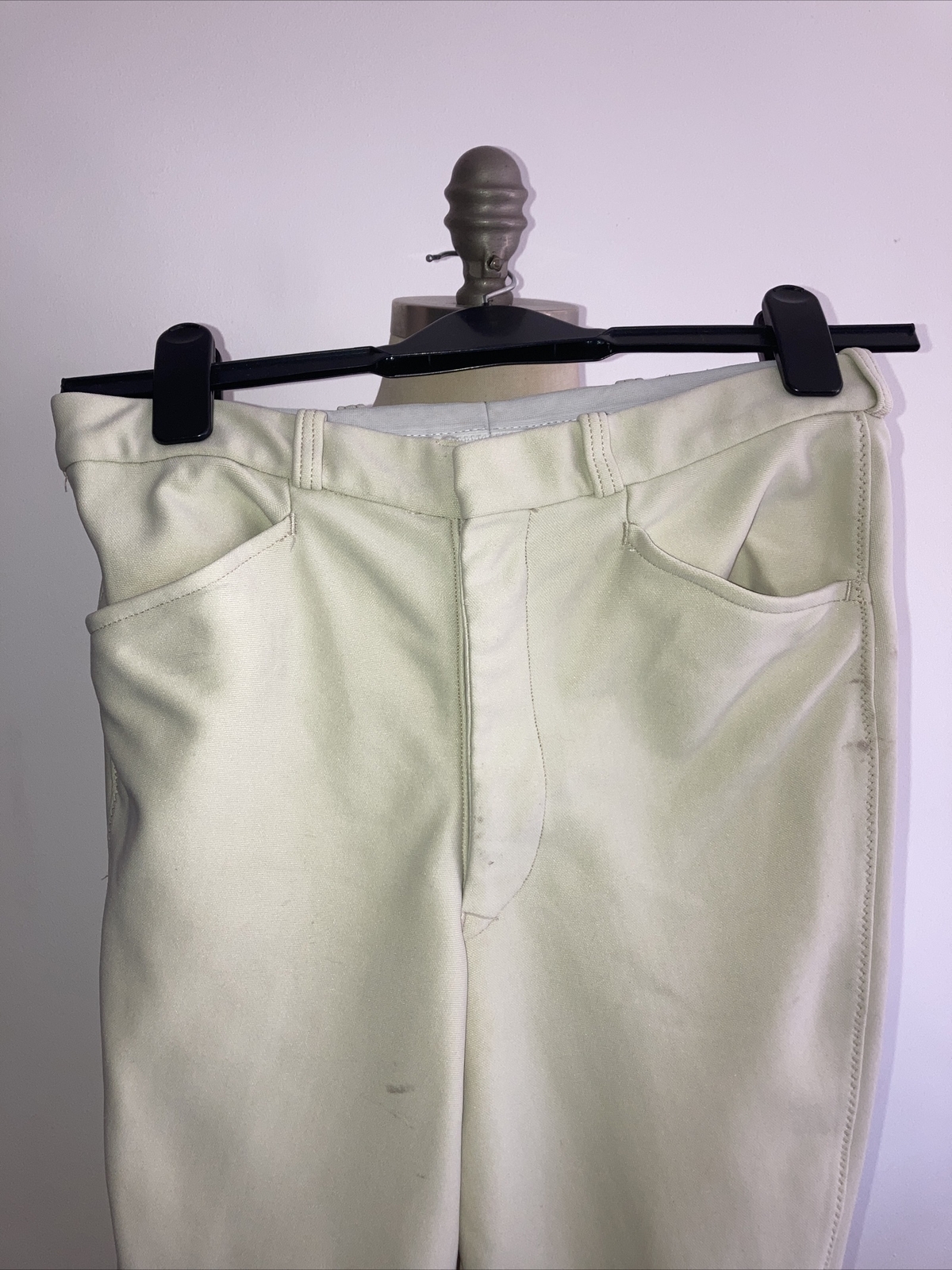 Vintage Ladies Lester Bowden of Epsom Ivory Jodhpurs - Waist 15" Across Approx. 2