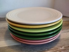 Fiesta Fiestaware HLC Plates Lot of 7 Mixed Colors 9.5"