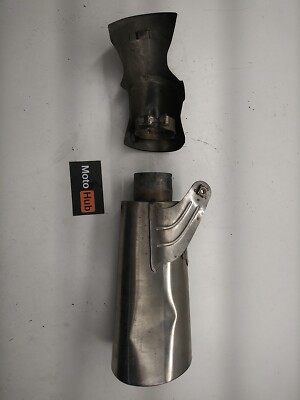 09-16 BMW S1000RR K46 OEM SHORTY SLIP-ON EXHAUST MUFFLER CAN PIPE