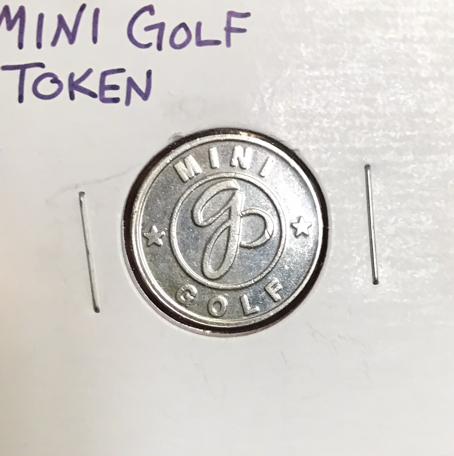 Mini Golf Token Non-Refundable No Cash Value