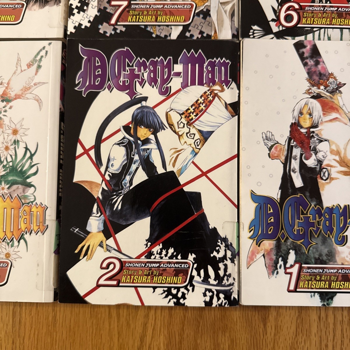 D. Grey-Man English Manga Volumes 1 2 3 4 6 7 8 9 by Katsura