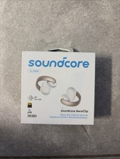 Soundcore AeroClip Open-Ear Clip-On Earbuds Adaptive Comfort 4 Mic AI Clear Call