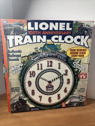 Lionel 100th Anniversary Train Clock (7183) Parts, No Lights, Sound, Movement