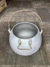 Antique Cooking Pot Cauldron Kettle #1295  Nice Cond