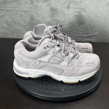 Vionic Womens Sz 6.5 Wide Purple 23walk Suede Orthopedic Comfort Shoes Lace Up