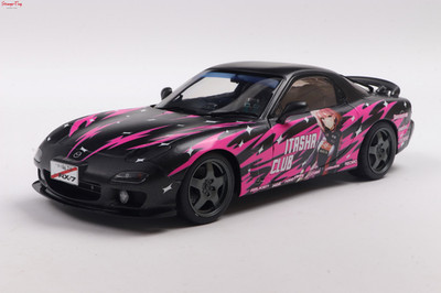 Solido Mazda RX7 FD3RS Solido Works Itasha Club Pink 1999 1:18