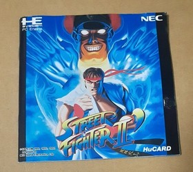 Complete Street Fighter 2 II Dash Japanese Hu Card Capcom NEC PC Engine