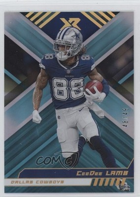 2022 Panini XR Teal 48/49 CeeDee Lamb #97 e6p