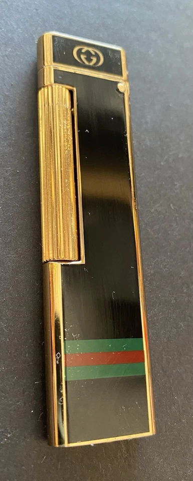 Encendedor Gucci - Dorado - Original Vintage - Raro Coleccionable - Brilla Foto 2 de 4