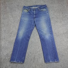 Vintage Levis Jeans Mens 38x30 Blue 505 Straight Denim Made in USA Faded 80s