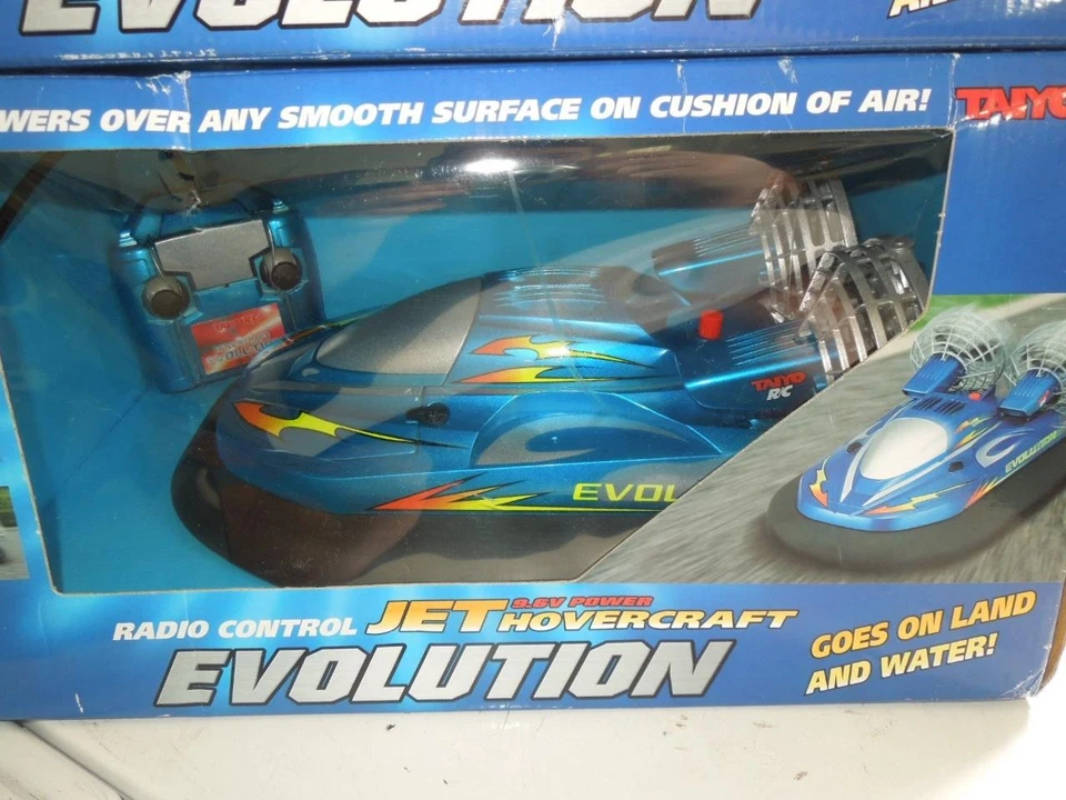 (1) Nuevo aerodeslizador jet control radio control tierra y agua Taiyo caja abierta evolución Foto 2 de 4