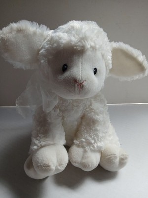 Baby Gund Little Blessings Lena Lamb Wind Up Musical 9'' Soft Stuffed Plush