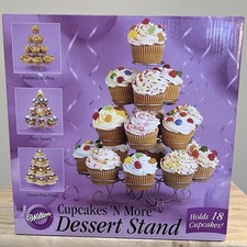 Wilton Cupcakes 'N More Cupcake Stand - Four Tier Dessert Stand NEW IN BOX