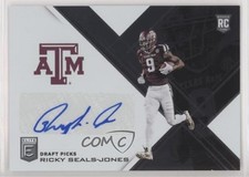 2017 Panini Elite Draft Picks Draft Picks Auto Ricky Seals-Jones #205 Auto 4l3