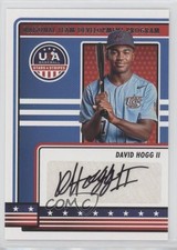 2023 Panini USA Baseball Stars & Stripes David Hogg II (Black Ink) Auto 10w8