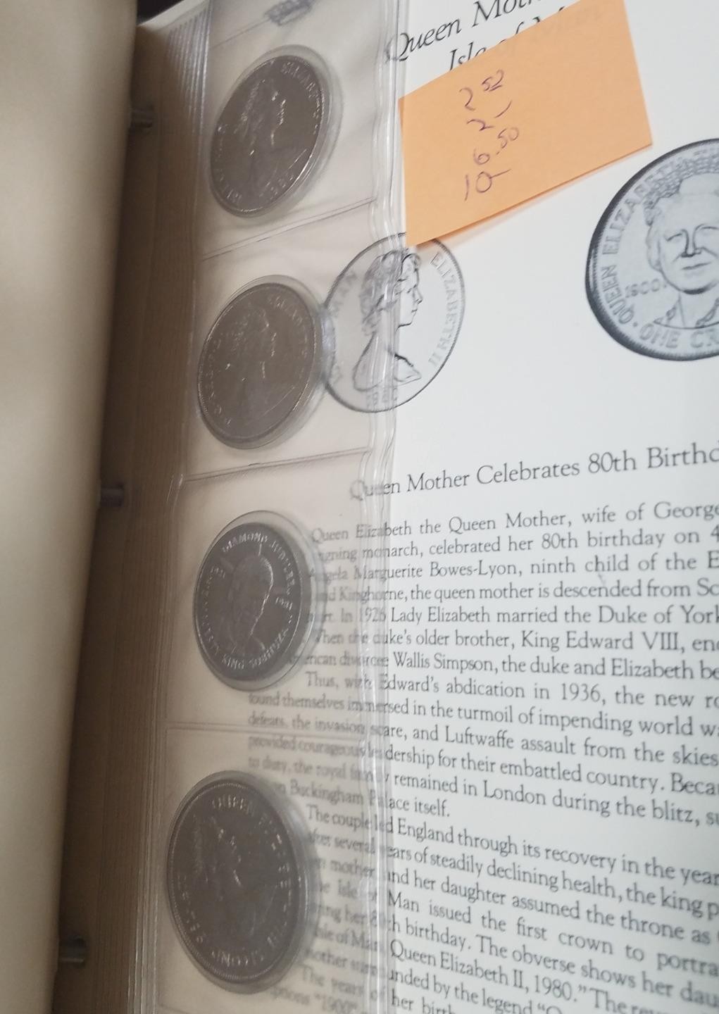 Historic Crown Coins of the World Collection | Catalog Value $250+ | In Binder