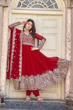 Pakistani Sharara Suit Wedding Party Wear Heavy Embroidery Readymade Kameez