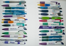 Lot of 28 Pharmaceutical Drug Rep Plastic & Metal Pens Nexium Crestor Cymbalta