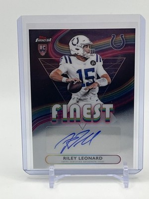 Riley Leonard 2025 Topps Finest Rookie Autographs #RFA-RL