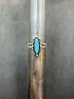 2.6g VTG Sterling Silver 925 Turquoise Ring Size 5 Jewelry Lot C