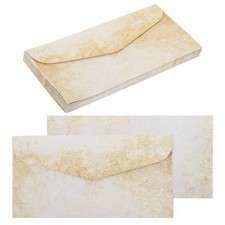 24 Packs Envelopes Vintage Aged Paper Soft Beige-9 x 4 Inch