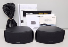 Bose CineMate Series II Satellite Speakers Pair of 2, Cables, Manuals DVD