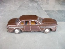 Vintage Friction Brown Car Litho Tin Toy , Japan 