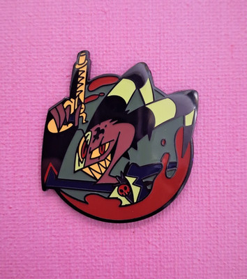 [Helluva Boss] - Blitz Bloody Battle Pin (Shark Robot)