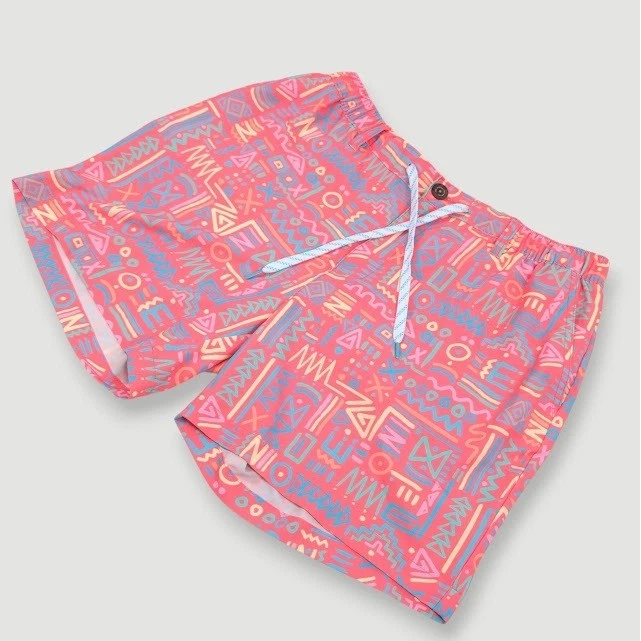 Chubbies Everywear Performance Shorts The Dawn Patrols Mens XL 6" Inseam Tribal
