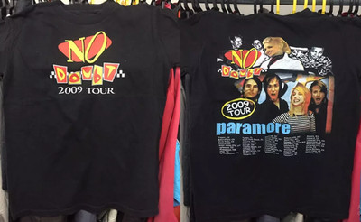 Vintage 2009 No Doubt Band Paramore Tour 2009 T-shirt, size S-5Xt shirt