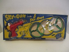 Vintage Sky-Gun with 3 Sky Kups - Space Toy New in Package Mercury Plastic Corp