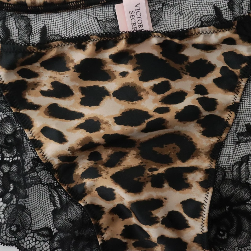 Victoria's Secret MUY SEXY Satén Suave Encaje Espalda Tanga Descarada Bikini Panty Foto 2 de 4