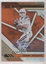 2020 Panini XR Rookie Orange Auto 3/49 Tommy Stevens #188 Auto 5w7